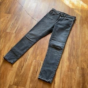 Levi’s 501 jeans size 26 w 28 h Washed black